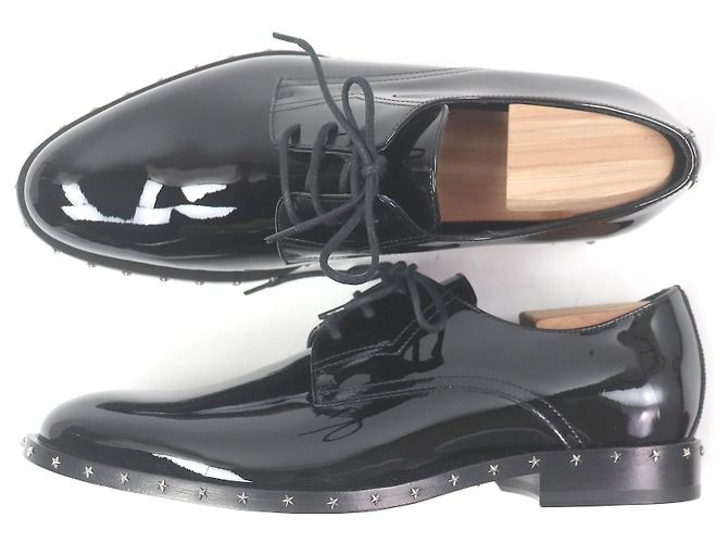 Lackleder-Abend Schuhe mit Sternnieten von Jimmy Choo Schwarz - Ansicht 4