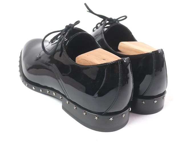 Lackleder-Abend Schuhe mit Sternnieten von Jimmy Choo Schwarz - Ansicht 6