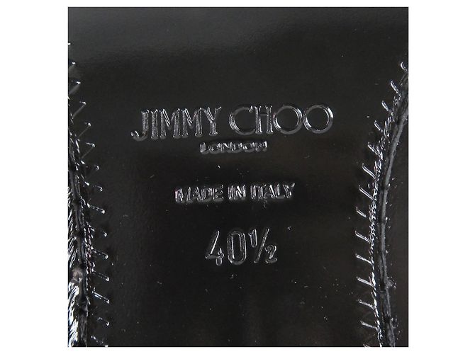 Lackleder-Abend Schuhe mit Sternnieten von Jimmy Choo Schwarz - Ansicht 9