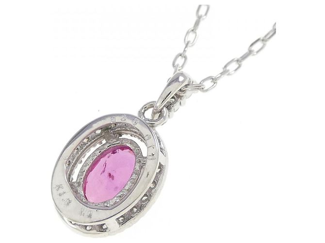 Autre Marque Collana in rubini e diamanti Au750 Rosso - vista 4