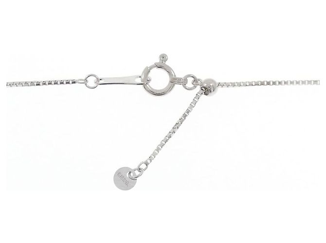 Autre Marque Au750 Diamant Initial E Halskette Silber - Ansicht 5