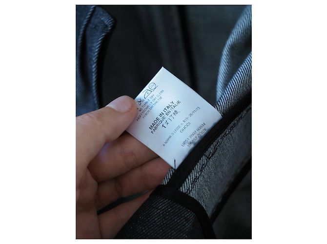 Gekürzte Denimjacke Gucci von Tom Ford S/S 2002-2003 Grau - Ansicht 7
