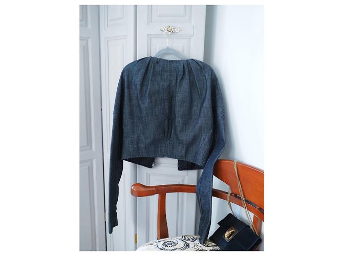Gekürzte Denimjacke Gucci von Tom Ford S/S 2002-2003 Grau - Ansicht 8