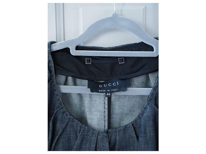 Gekürzte Denimjacke Gucci von Tom Ford S/S 2002-2003 Grau - Ansicht 9