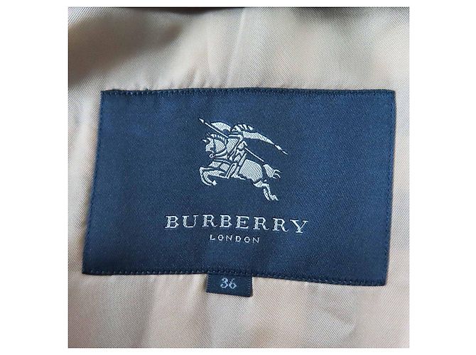 Gabardina de Algodón Burberry Londres Beige - vista 10