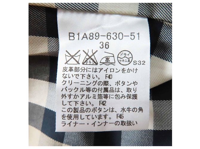 Gabardina de Algodón Burberry Londres Beige - vista 11