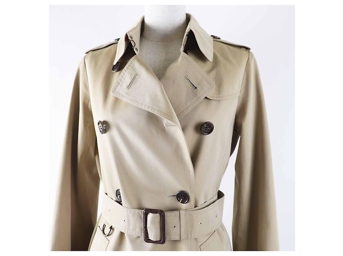 Gabardina de Algodón Burberry Londres Beige - vista 2
