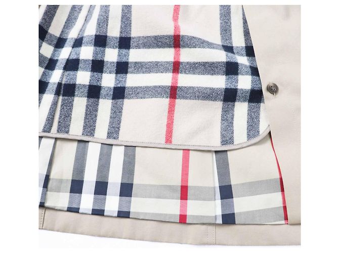 Gabardina de Algodón Burberry Londres Beige - vista 6