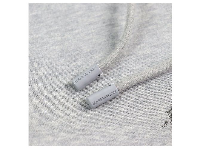 Sudadera de algodón con estampado de logo HLY68W de Louis Vuitton Gris - vista 5
