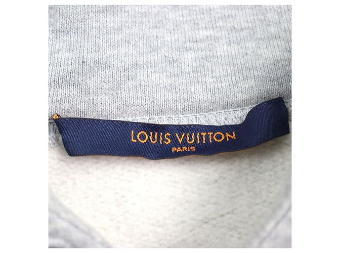 Sudadera de algodón con estampado de logo HLY68W de Louis Vuitton Gris - vista 7