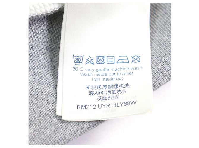 Sudadera de algodón con estampado de logo HLY68W de Louis Vuitton Gris - vista 9