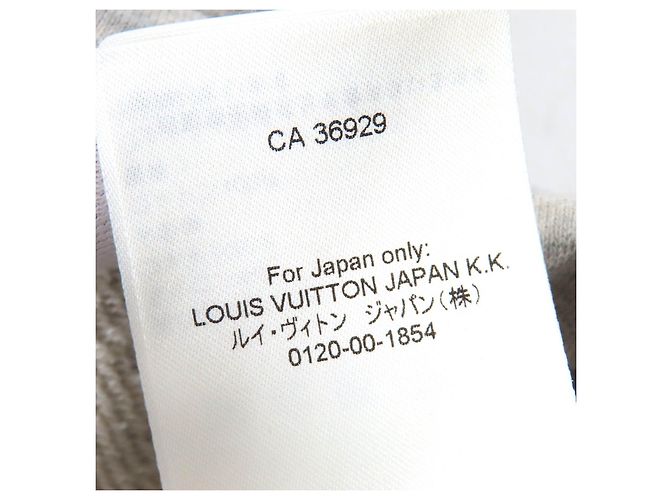 Sudadera Crop de Algodón con Estampado de Viaje Flight Mode Louis Vuitton Gris - vista 12