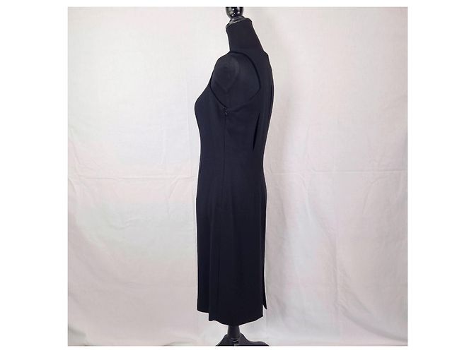 Schwarzes Cut-out-Kleid von Gianni Versace - Ansicht 10