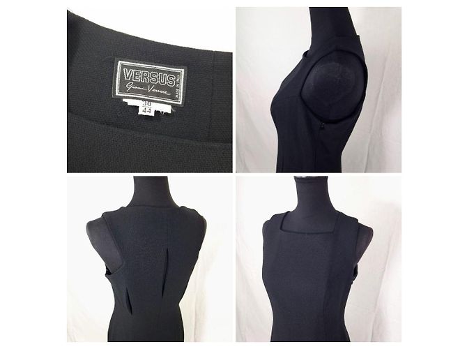 Schwarzes Cut-out-Kleid von Gianni Versace - Ansicht 13
