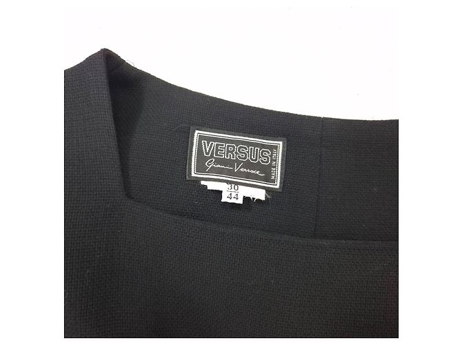 Schwarzes Cut-out-Kleid von Gianni Versace - Ansicht 3