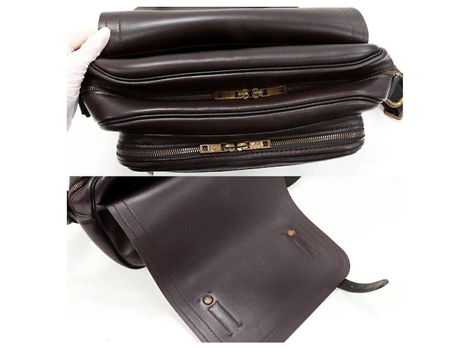 Borsa a Spalla Utah Reporter Louis Vuitton Marrone - vista 5