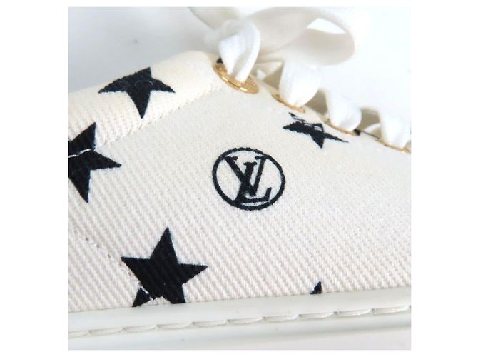 Baskets en cuir Monogram Time Out de Louis Vuitton Blanc - vue 11