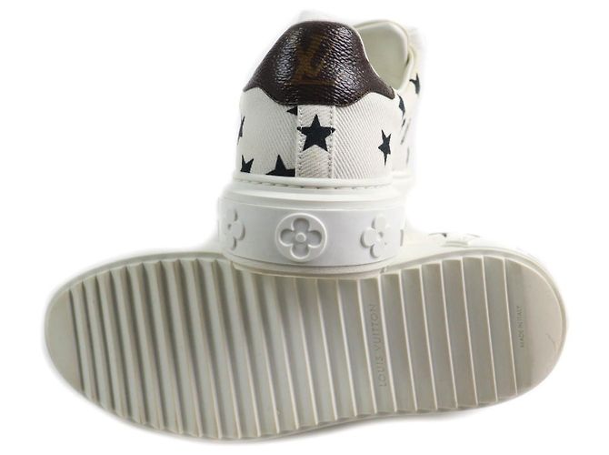 Baskets en cuir Monogram Time Out de Louis Vuitton Blanc - vue 6