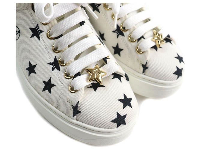 Baskets en cuir Monogram Time Out de Louis Vuitton Blanc - vue 7