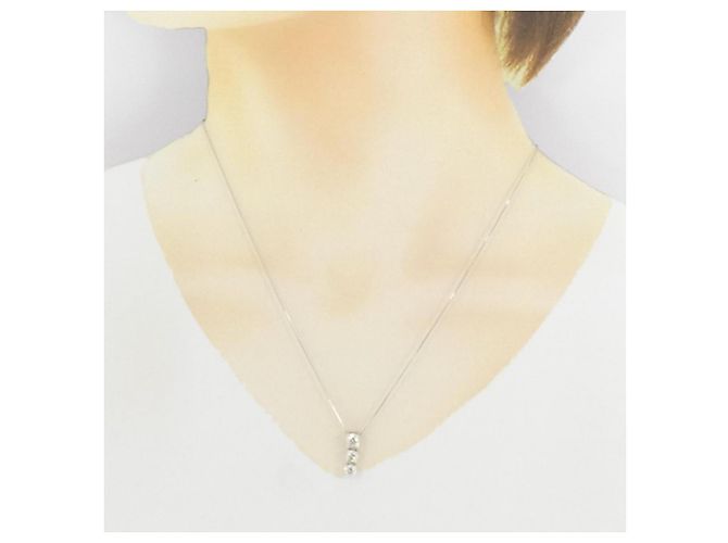 Autre Marque Collana in Au750 con Diamanti Argento - vista 6