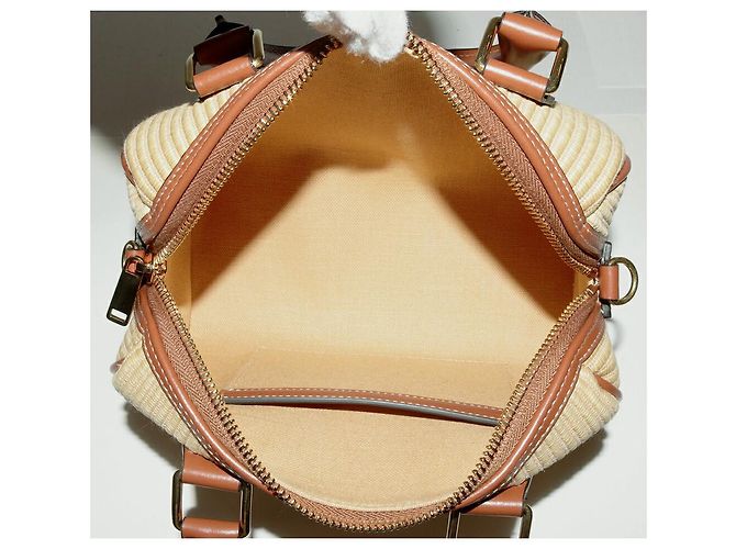 Céline Borsa 2 in 1 in Pelle Triomphe di Celine Beige - vista 4