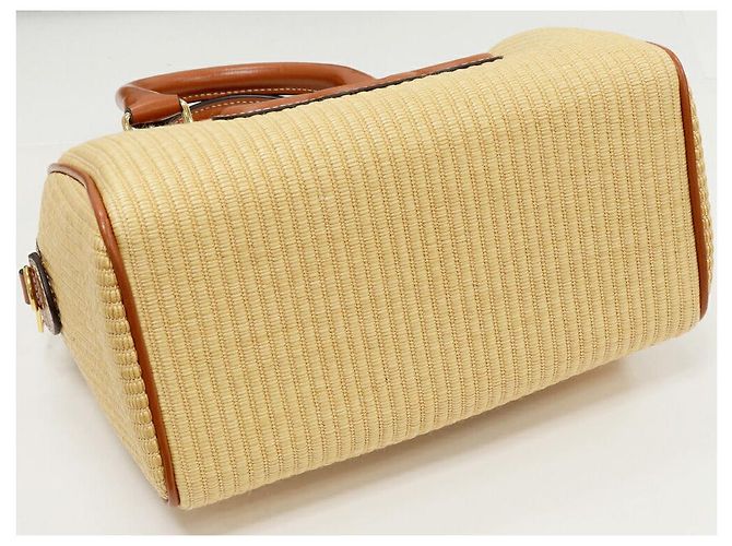 Céline Borsa 2 in 1 in Pelle Triomphe di Celine Beige - vista 5