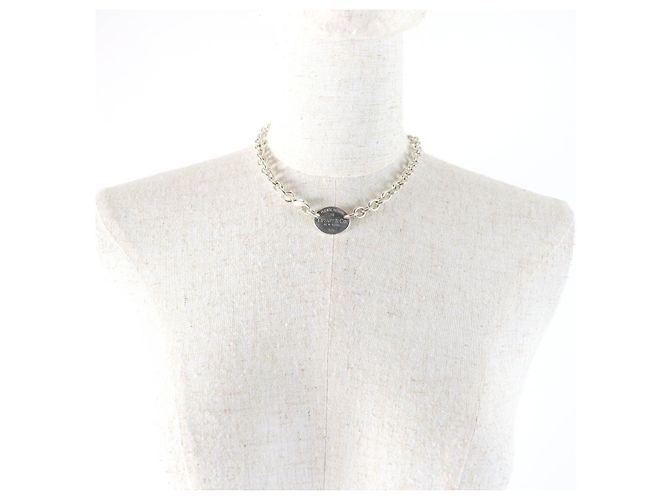 Tiffany & Co Collana tag ovale SV925 Tiffany&Co. Argento - vista 3