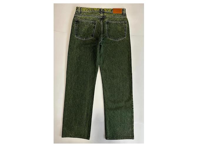 Jeans Sandro in cotone verde - vista 3