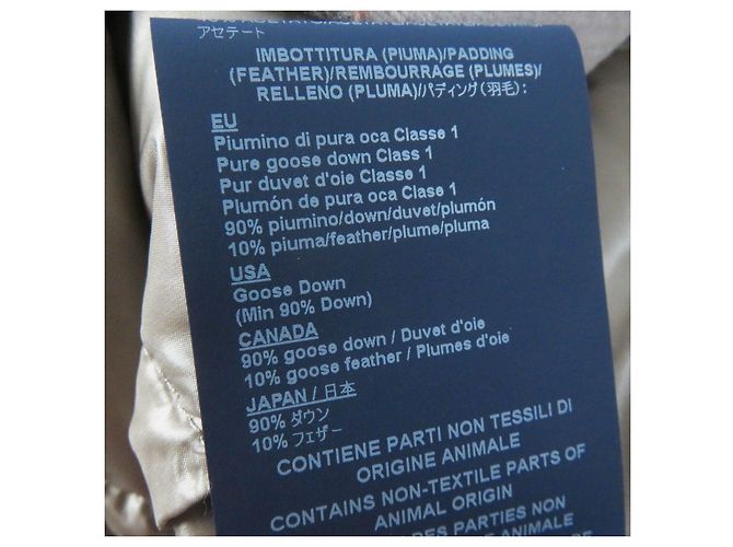 Autre Marque Abrigo de Lana y Nylon Herno PI0983D Beige Gris - vista 11