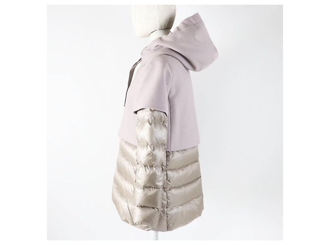 Autre Marque Abrigo de Lana y Nylon Herno PI0983D Beige Gris - vista 3