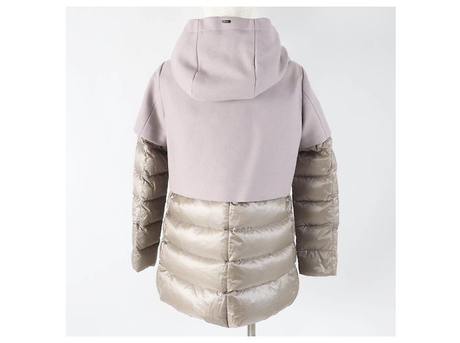 Autre Marque Abrigo de Lana y Nylon Herno PI0983D Beige Gris - vista 4