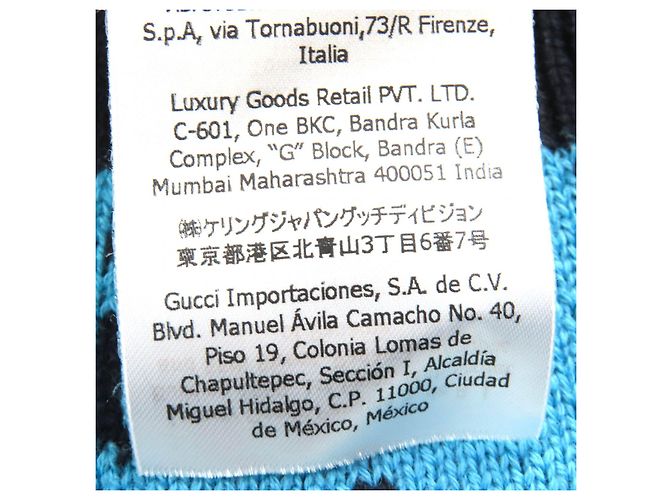 Cardigã de lã e algodão com padrão GG da Gucci Preto Azul - vista 10