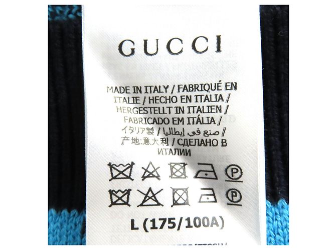 Cardigã de lã e algodão com padrão GG da Gucci Preto Azul - vista 7