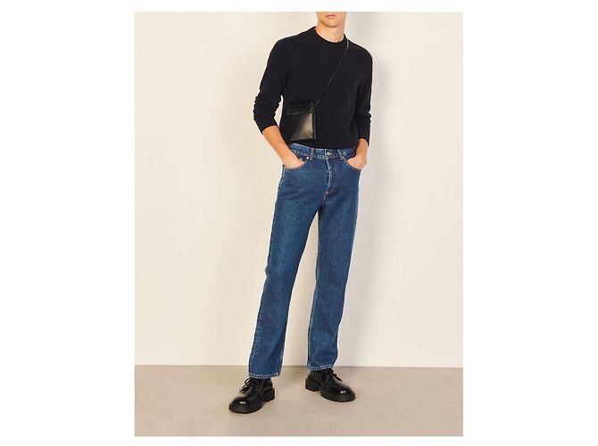 Jeans Sandro in cotone blu taglio dritto - vista 2