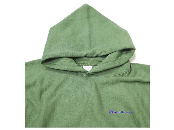Autre Marque HOODIE LOGO Saint Michael - Sudadera de mezcla de algodón Verde - vista 4