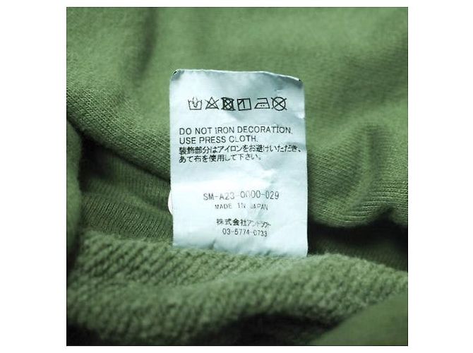 Autre Marque HOODIE LOGO Saint Michael - Sudadera de mezcla de algodón Verde - vista 7