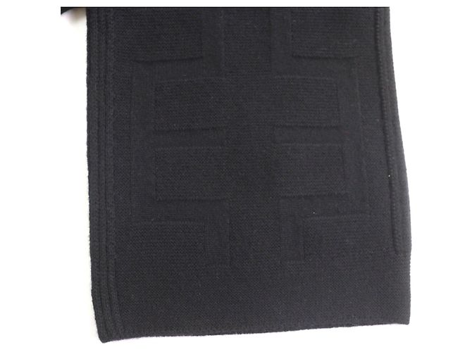 H-Muster Wollstrickhose von Hermès 34 Schwarz - Ansicht 6