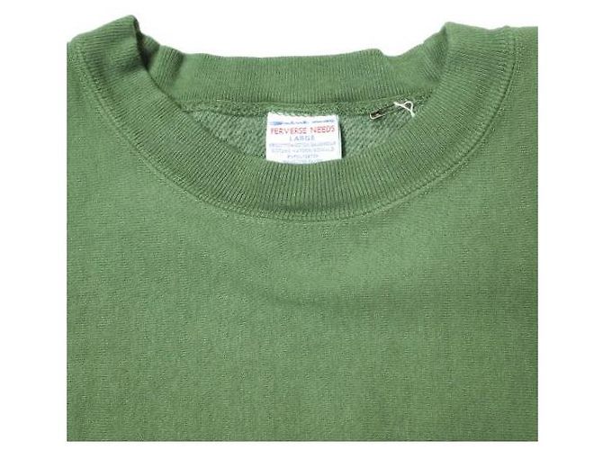 Autre Marque Sudadera de mezcla de algodón con logo Saint Michael CRW N SWT Verde - vista 3