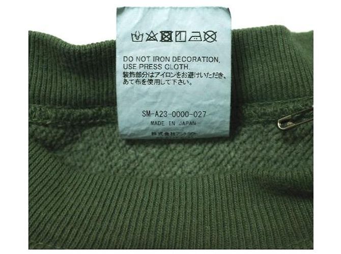 Autre Marque Sudadera de mezcla de algodón con logo Saint Michael CRW N SWT Verde - vista 6