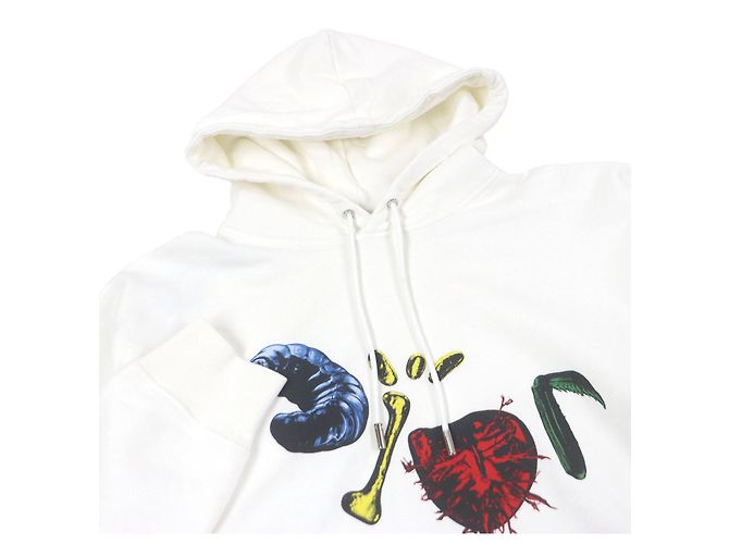 Cactus Jack Baumwoll-Hoodie von Dior Weiß - Ansicht 2