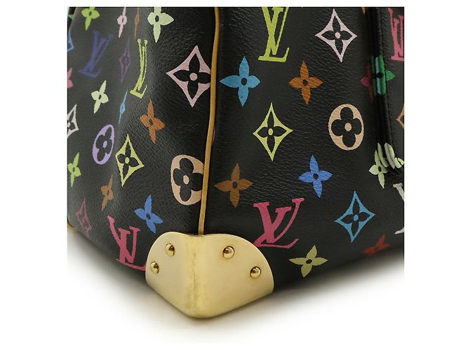Borsa a mano Louis Vuitton Speedy30 Monogram Nero - vista 7