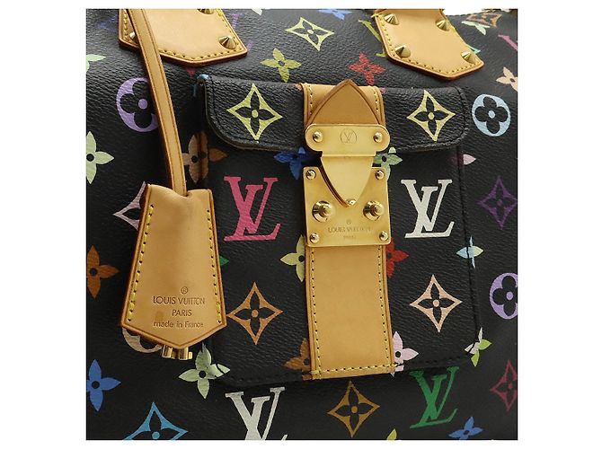Borsa a mano Louis Vuitton Speedy30 Monogram Nero - vista 8