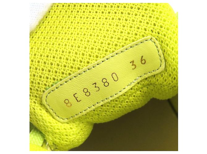 Fendi Baguette Nylon-Leder High-Cut Sneakers mit Tasche Grün Hellgrün - Ansicht 12