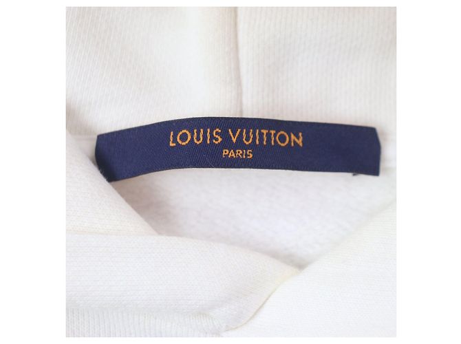Sudadera de algodón Staples Edition Louis Vuitton Blanco roto - vista 5