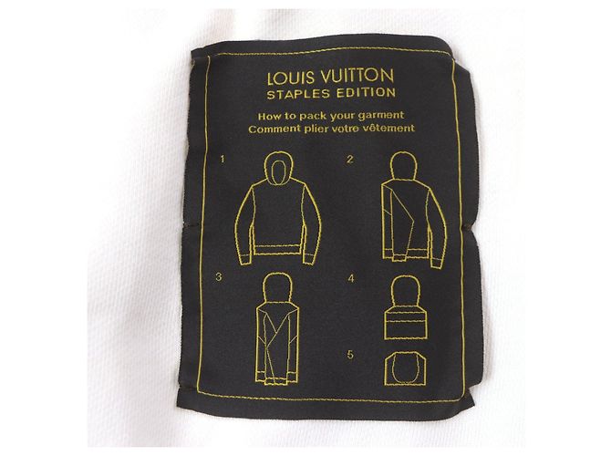 Sudadera de algodón Staples Edition Louis Vuitton Blanco roto - vista 9