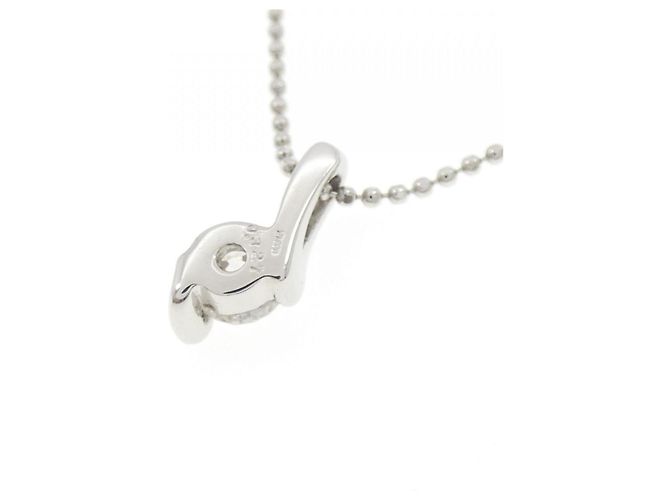 Autre Marque Collana in platino e diamanti Argento - vista 4