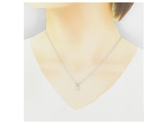 Autre Marque Collana in platino e diamanti Argento - vista 6