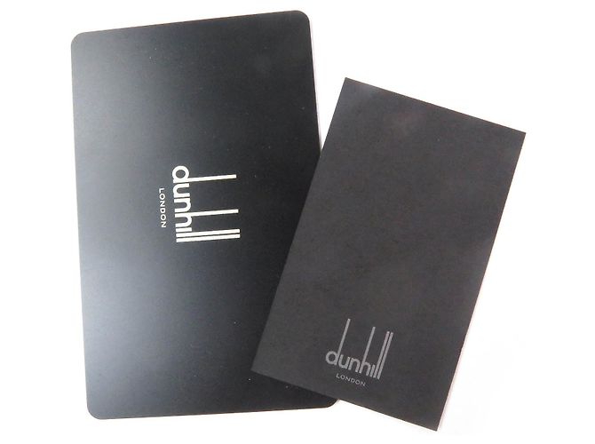 Alfred Dunhill Dunhill MICRO D-EIGHT Leather Card Case Black - view 10