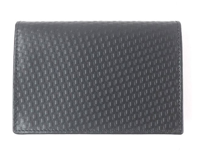 Alfred Dunhill Dunhill MICRO D-EIGHT Leather Card Case Black - view 3