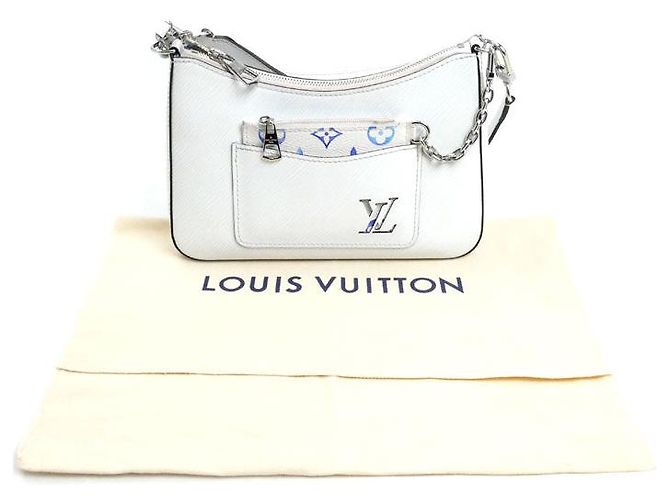 Borsa a spalla 2 in 1 Marelle Epi di Louis Vuitton Bianco - vista 10
